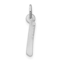 Sterling Silver Medium Initial I Charm view 1