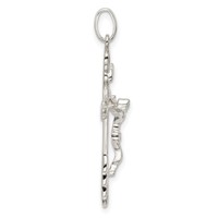 Sterling Silver Inri Crucifix Charm view 2