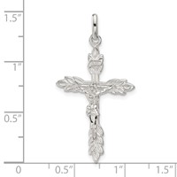 Sterling Silver Inri Crucifix Charm view 4