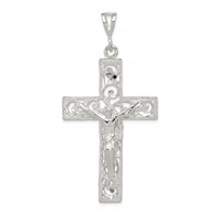 Sterling Silver Crucifix Pendant view 1