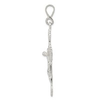 Sterling Silver Inri Crucifix Pendant view 2