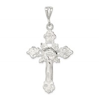 Sterling Silver Inri Crucifix Pendant view 4