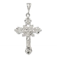Sterling Silver Inri Crucifix Pendant view 1