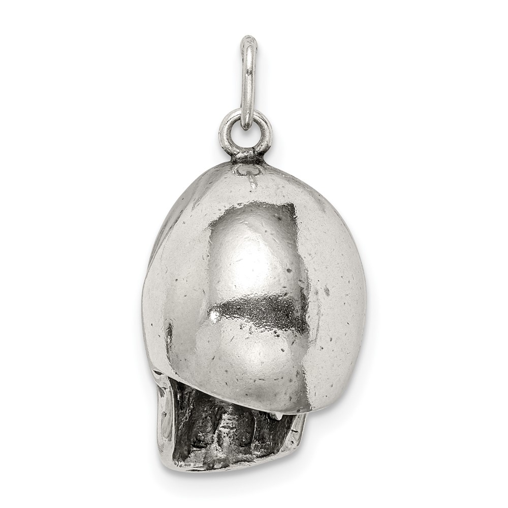 Sterling Silver Skull Pendant (QC5163)