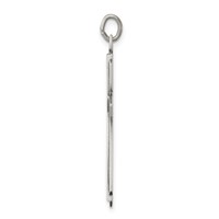 Sterling Silver Satin Cross Pendant view 2