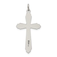 Sterling Silver Satin Cross Pendant view 4