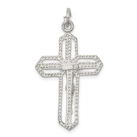 Sterling Silver Crucifix Pendant view 4