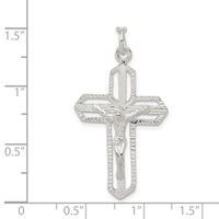 Sterling Silver Crucifix Pendant view 3