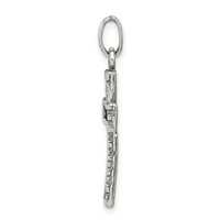 Sterling Silver Antiqued Cross Pendant view 2