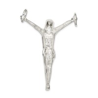 Sterling Silver Corpus (Crucified Christ) Pendant view 4