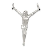 Sterling Silver Corpus (Crucified Christ) Pendant view 1