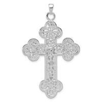 Sterling Silver Crucifix Pendant view 3
