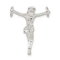 Sterling Silver Corpus (Crucified Christ) Pendant view 4