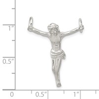 Sterling Silver Corpus (Crucified Christ) Pendant view 3