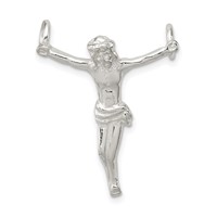 Sterling Silver Corpus (Crucified Christ) Pendant view 1