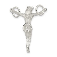 Sterling Silver Corpus (Crucified Christ) Pendant view 4