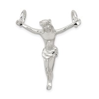 Sterling Silver Corpus (Crucified Christ) Pendant view 1