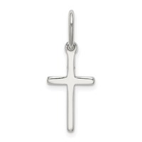 Sterling Silver Polished Latin Cross Charm view 4