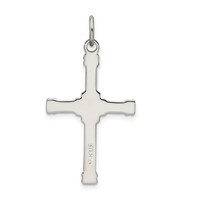 Sterling Silver Antiqued & 18K Gold - Plated Cross Pendant view 4