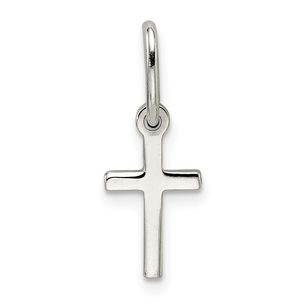 Sterling Silver Small Cross Charm (QC5389)