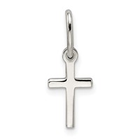 Sterling Silver Small Cross Charm view 4