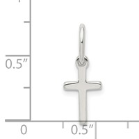 Sterling Silver Small Cross Charm view 3