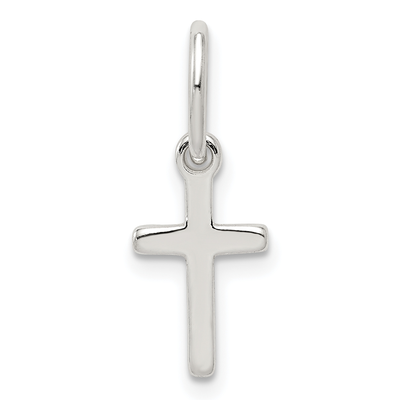 Sterling Silver Small Cross Charm (QC5389)
