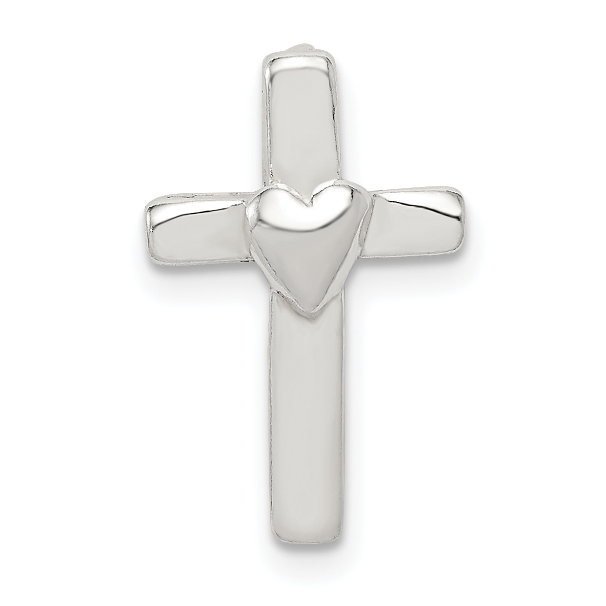 Sterling Silver Small Cross Pendant (QC5390)