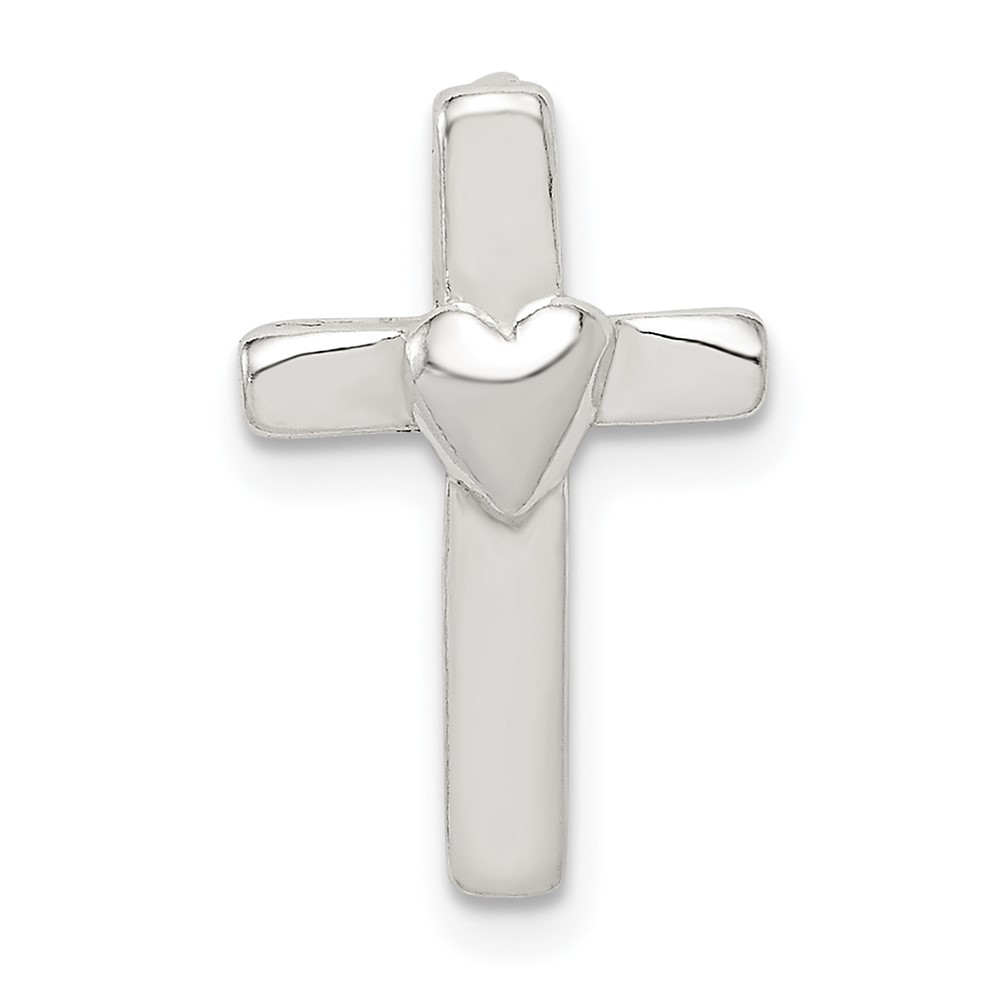 Sterling Silver Small Cross Pendant (QC5390)