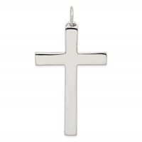 Sterling Silver Latin Cross Charm view 1
