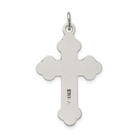 Sterling Silver Antiqued Inri Crucifix Pendant view 4