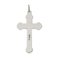 Sterling Silver Antiqued Inri Crucifix Pendant view 4