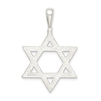 Sterling Silver Star of David Charm view 4