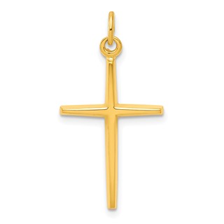 Sterling Silver & 24k Gold -plated Passion Cross Charm