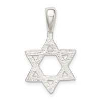 Sterling Silver Star of David Charm view 4