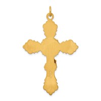 Sterling Silver & 24K Gold -plated Inri Crucifix Pendant view 4