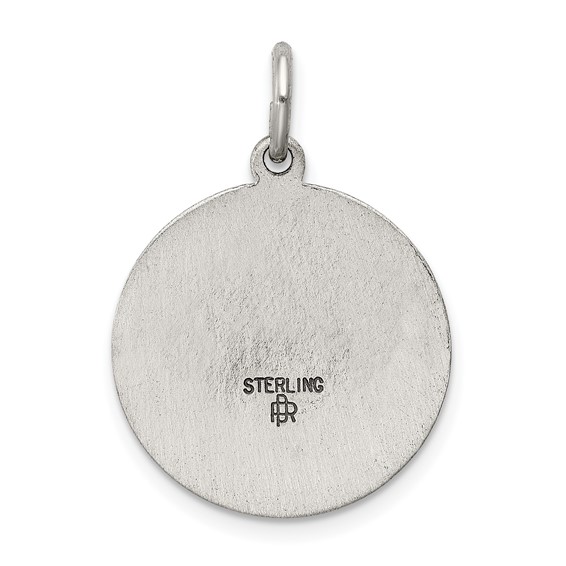 Sterling Silver Antiqued Ecce Homo Medal
