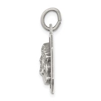 Sterling Silver Antiqued Ecce Homo Charm view 2