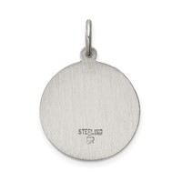 Sterling Silver Antiqued Jesus Have Mercy Medal view 4