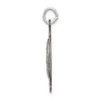 Sterling Silver Antiqued Miraculous Medal view 2