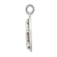 Sterling Silver Antiqued Miraculous Medal view 2