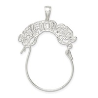 Sterling Silver Memories Charm Holder view 4