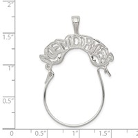 Sterling Silver Memories Charm Holder view 3