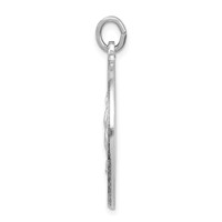 Sterling Silver Rhodium-plated Our Lady of Guadalupe Medal view 2