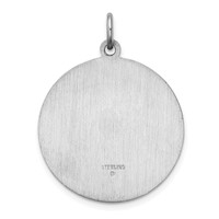 Sterling Silver Rhodium-plated Our Lady of Guadalupe Medal view 3