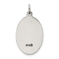 Sterling Silver Antiqued Our Lady of Mt.Carmel Medal view 4