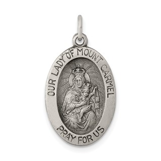 Sterling Silver Our Lady of Mt. Carmel Pendants
