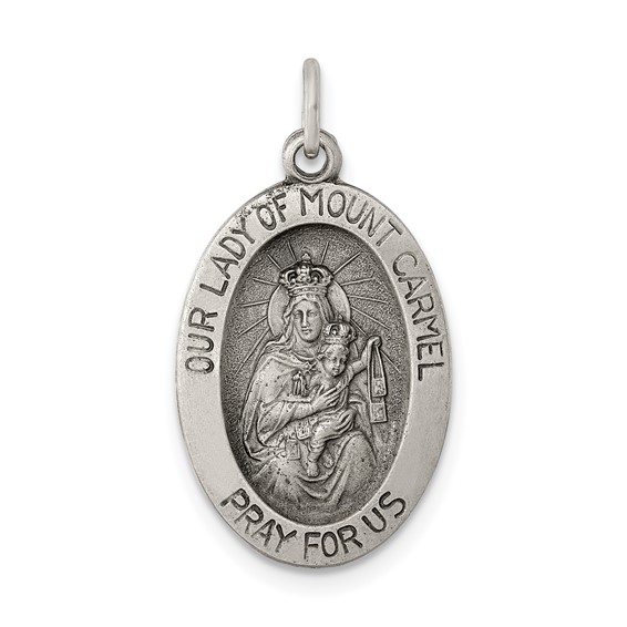 Sterling Silver Our Lady of Mt. Carmel Pendants