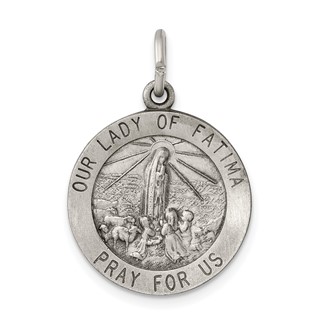 Sterling Silver Our Lady of Fatima Pendants