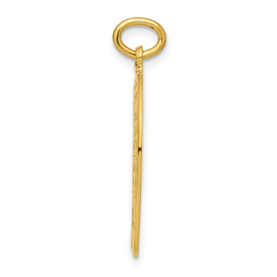 Sterling Silver 24k Gold-plated Baseball Saint Christopher Medal Pendant